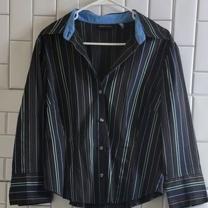 Ny&Co Black Striped Shirt 👕